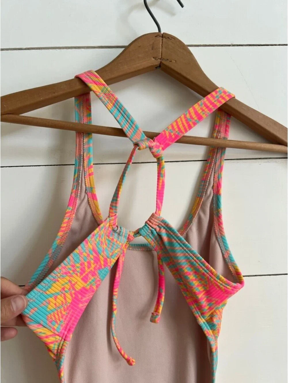 Art Clas Summer Bright Swim Suit Girl's Size 10 12 Beachy Vacation Resortwear